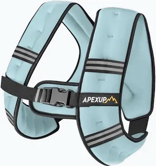 APEXUP Weighted Vest (Blue, 20lbs)