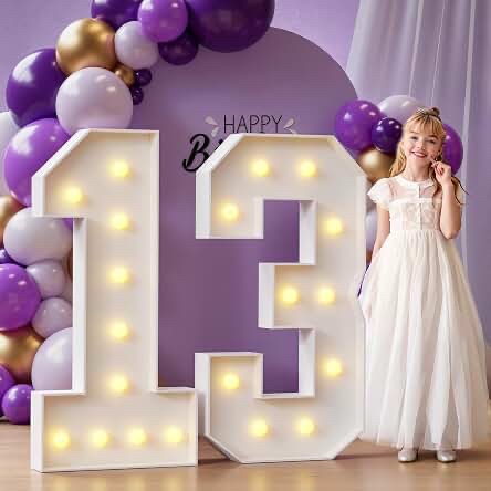 4FT Marquee Number Light - Number 13