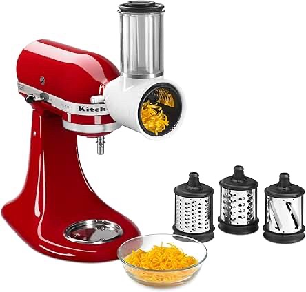 Fresh Prep Slicer/Shredder Stand Mixer Attachment for KitchenAid and Cuisinart