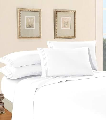 Elegant Comfort 1500 Premium Hotel Quality 4-Piece King Bed Sheet Set