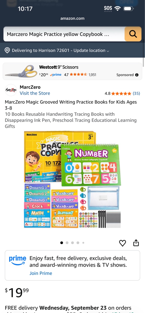 Marczero Magic Practice Copybook Set - 10 Books with 172 Activities