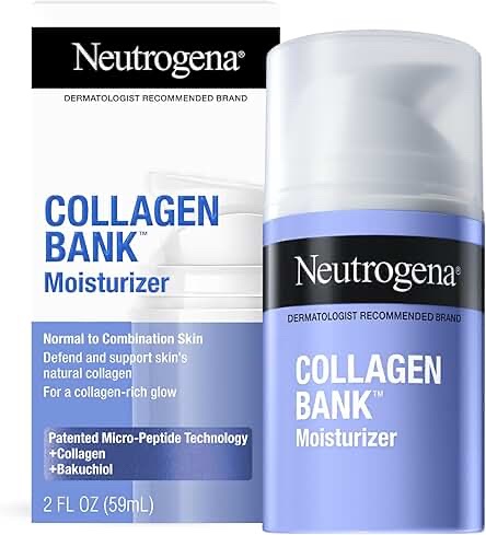 Neutrogena Collagen Bank Moisturizer 2 FL. OZ. with Hydro Boost Gel Cleanser 0.5 FL. OZ. Sample