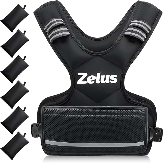 ZELUS Weighted Training Vest (11-20 lb.)