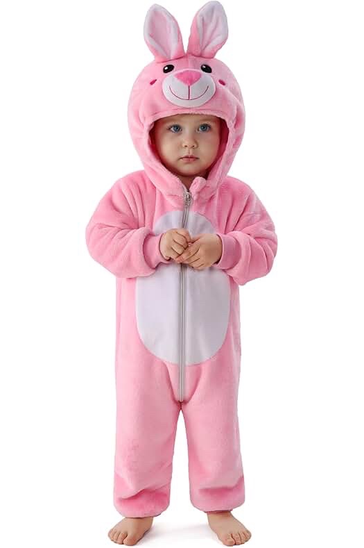 Spooktacular Creations Baby Rabbit Hooded Jumpsuit Costume, 18-24 Months