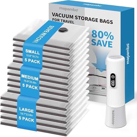 Mapambo Vacuum Storage Bags for Travel
