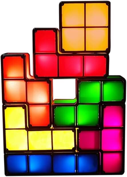 New Toys The Magic Block LED Light Stacking Brick Game