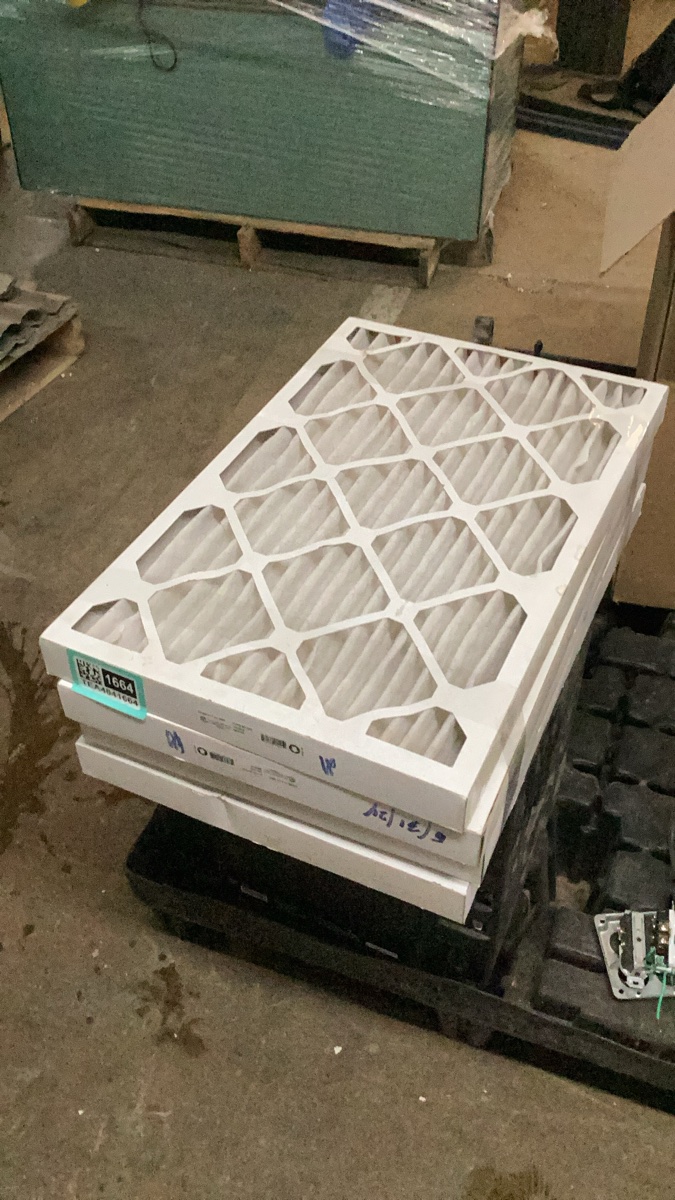 HVAC Pleated Air Filters (Stack of 3)
