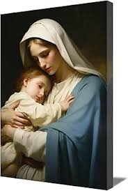 Madonna and Child Canvas Print Wall Art
