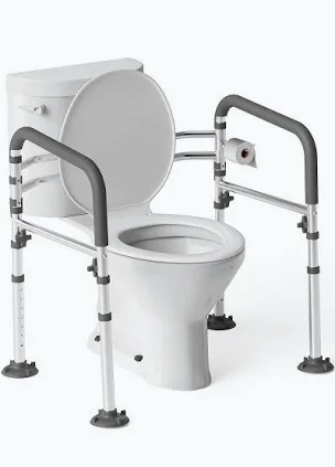 Loyoda Toilet Safety Rail / Grab Bar for Pregnant or Disabled Use