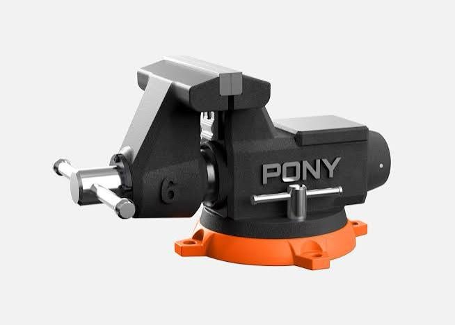 Pony 6" Pro Heavy Duty Workshop Bench Vise 29160