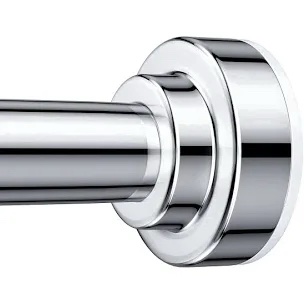 Chrome adjustable curtain rod