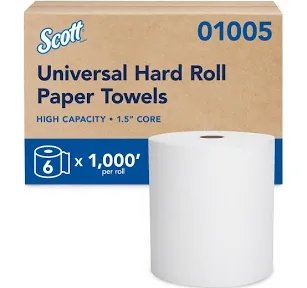 Kimberly-Clark Professional Scott Essential Hard Roll Towels, White