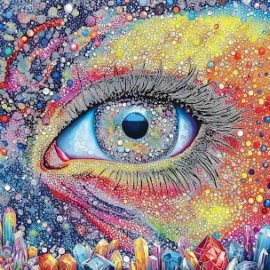 Blueforest Psychedelic Eye 500-Piece Jigsaw Puzzle