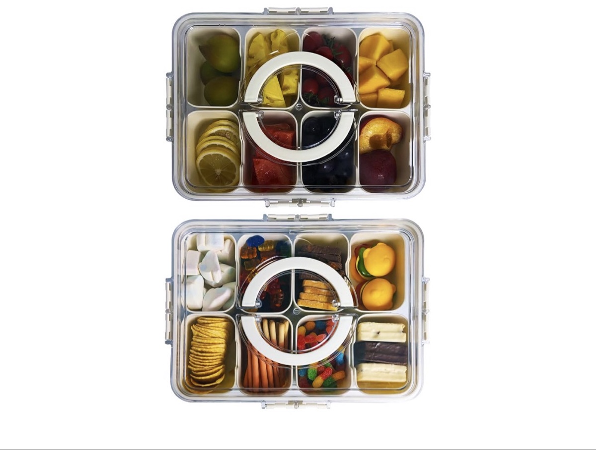 Vouken 2PCS Plastic Divided Organizer (8 Compartment)