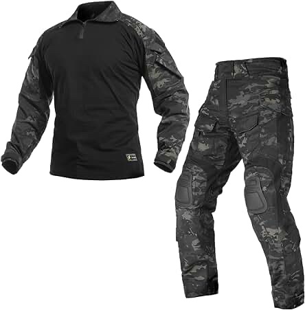 G3 Combat Suit Tactical - Black Camouflage - X-Large