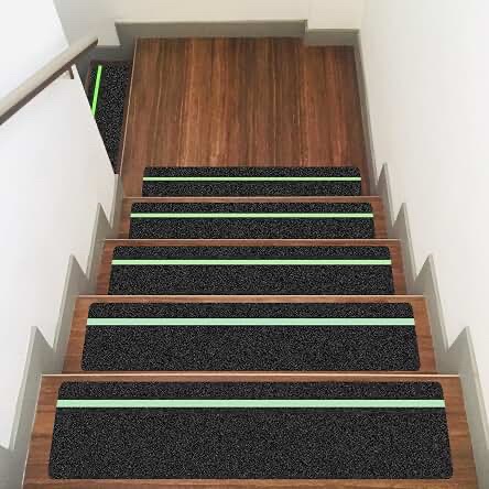 Thunder Grip Outdoor Glow-in-the-Dark Non-Slip Stair Treads (12-Pack, 30 x 6 inch)