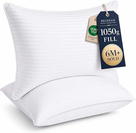 Glaciman Luxury Quilted Gusseted Pillow (2-Pack)