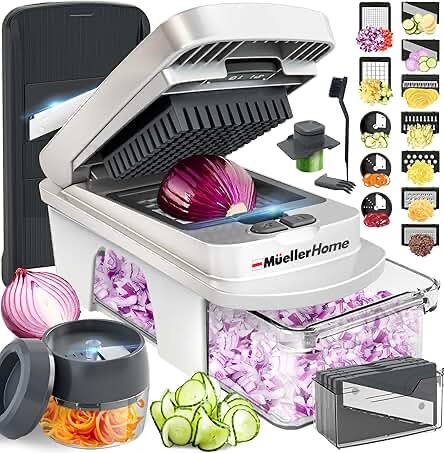 Mueller Compact Multi-Chopper/Slicer with 6 Blades