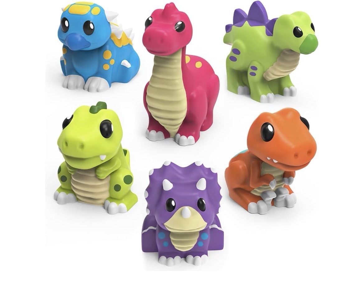 SMAL Dinosaur Park Bathtub Toys Set