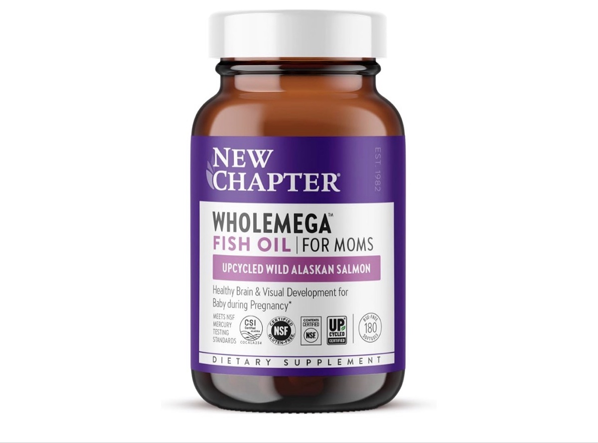 New Chapter WholeMega Fish Oil for Moms 180 Softgels