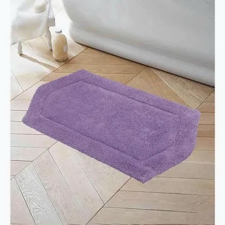 Waterford 100% Cotton Bath Rug, Purple, 21 in. x 34 in.