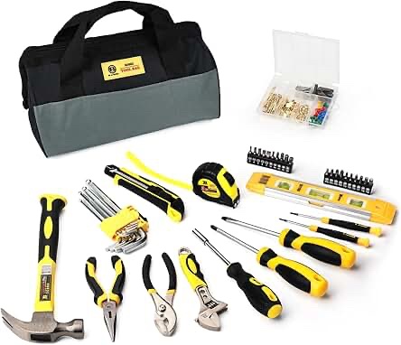 Similar to photo Basic Home Maintenance Tool Set in Canvas Bag