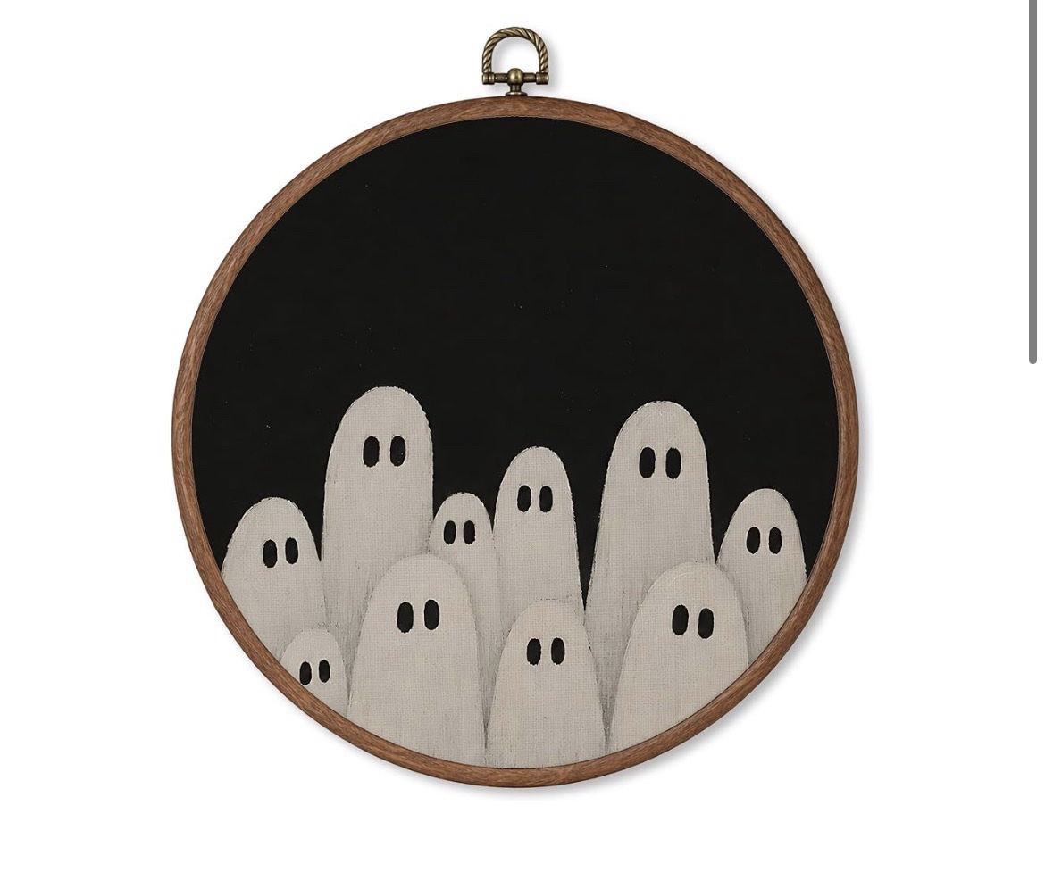 Unbranded Ghost Print Canvas Wall Art Decor