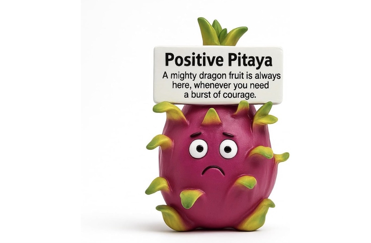 iStatue Positive Pitaya Resin Figurine