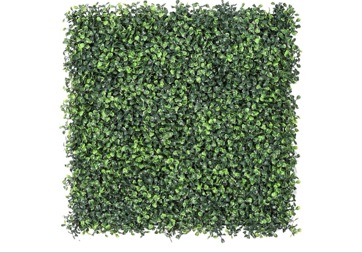 Artificial Boxwood Hedge Privacy Panel 20" x 20"