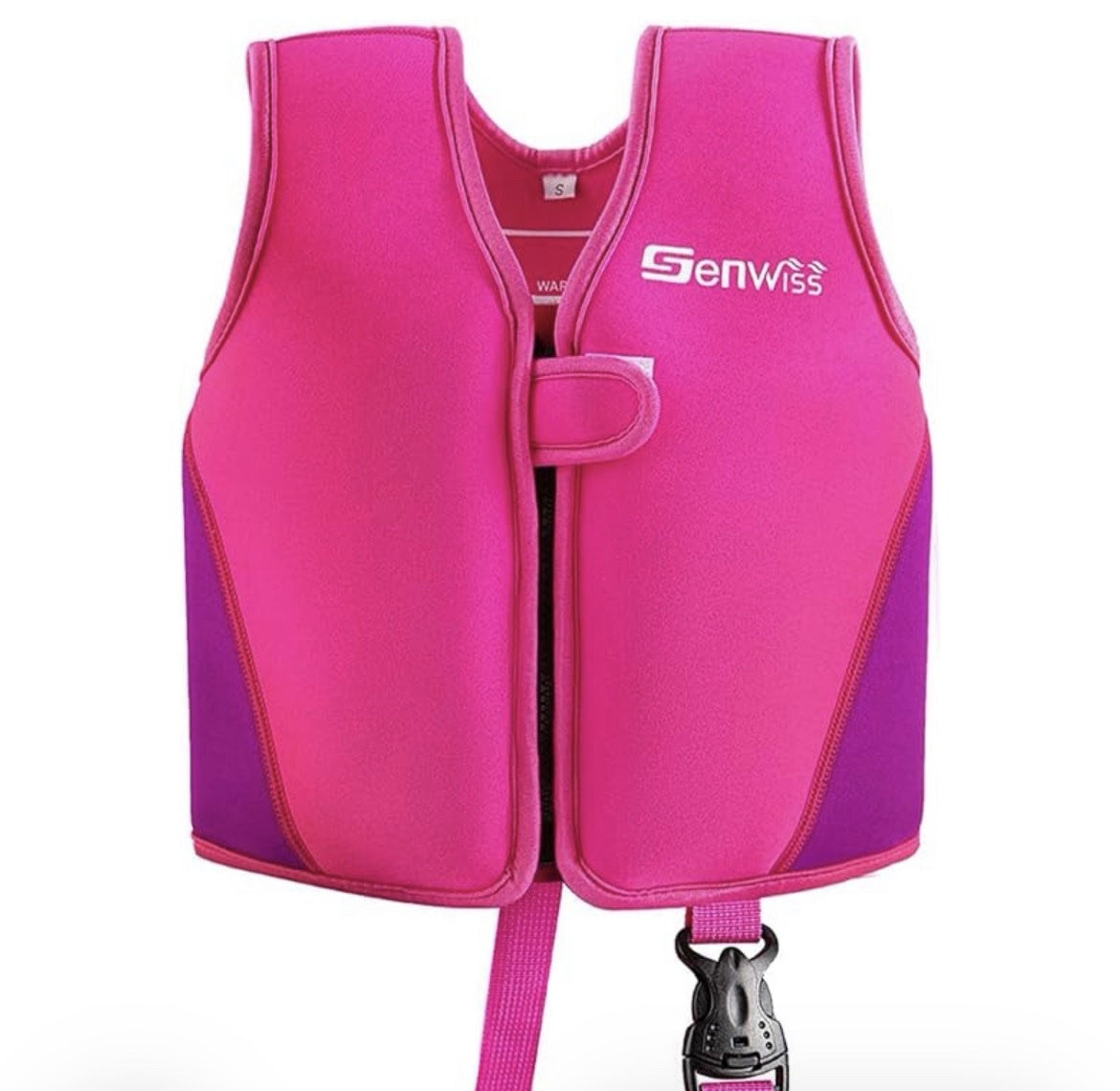 Pottwal Children's Swim Vest (Pink/Yellow)