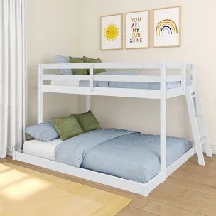 Maxwood Furniture Twin/Full Low Bunk Bed 3400110000-301