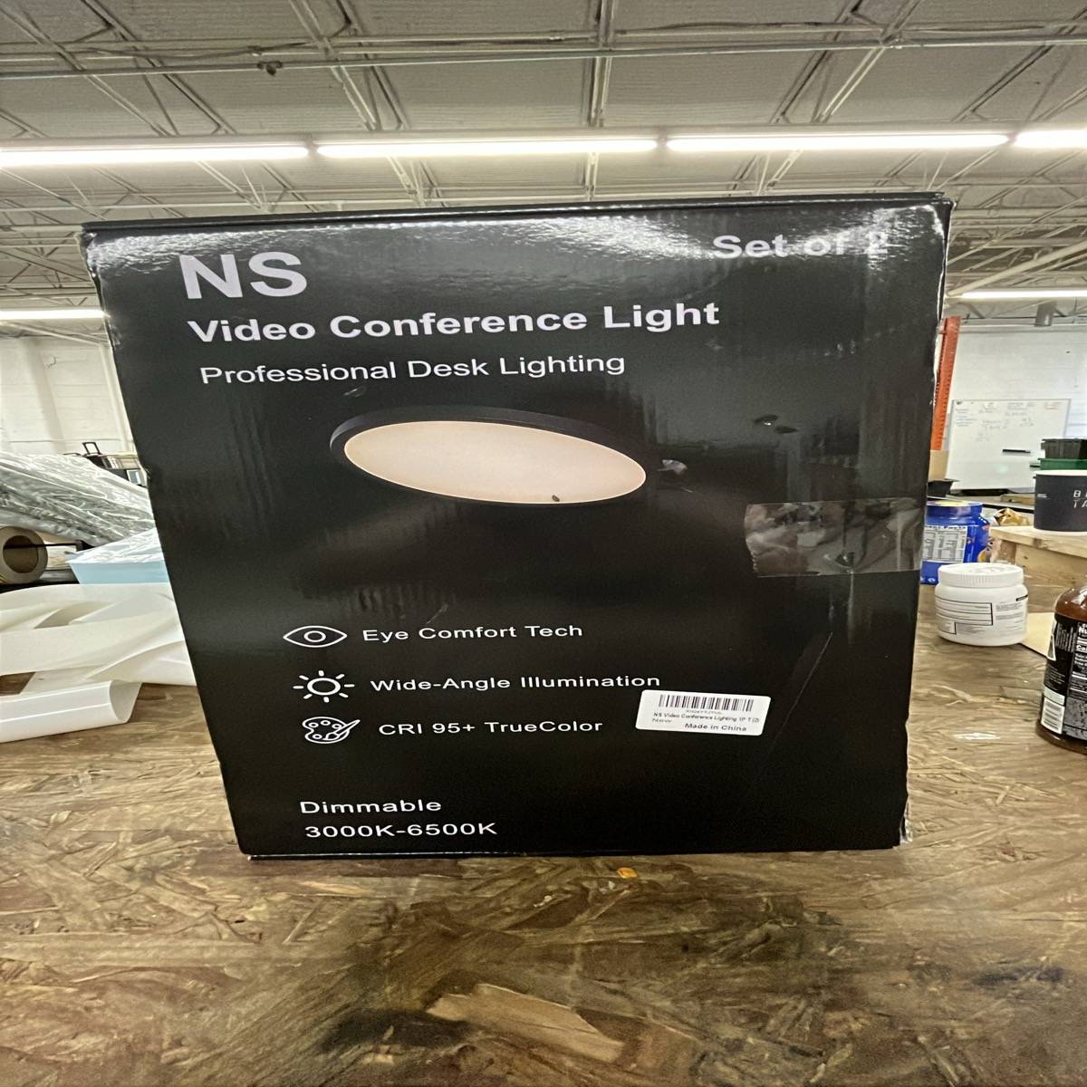 NS Video Conference Light Professional Desk Lighting - Set of 2