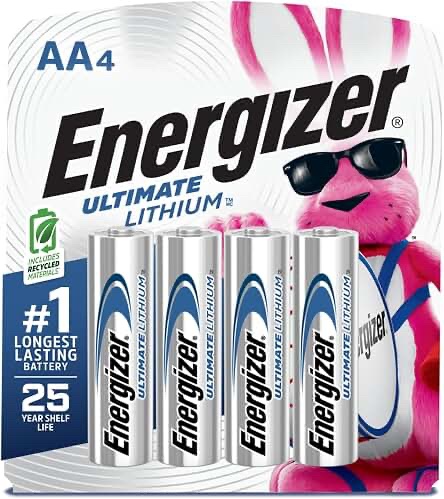 Energizer Ultimate Lithium AA Batteries (4 Pack)