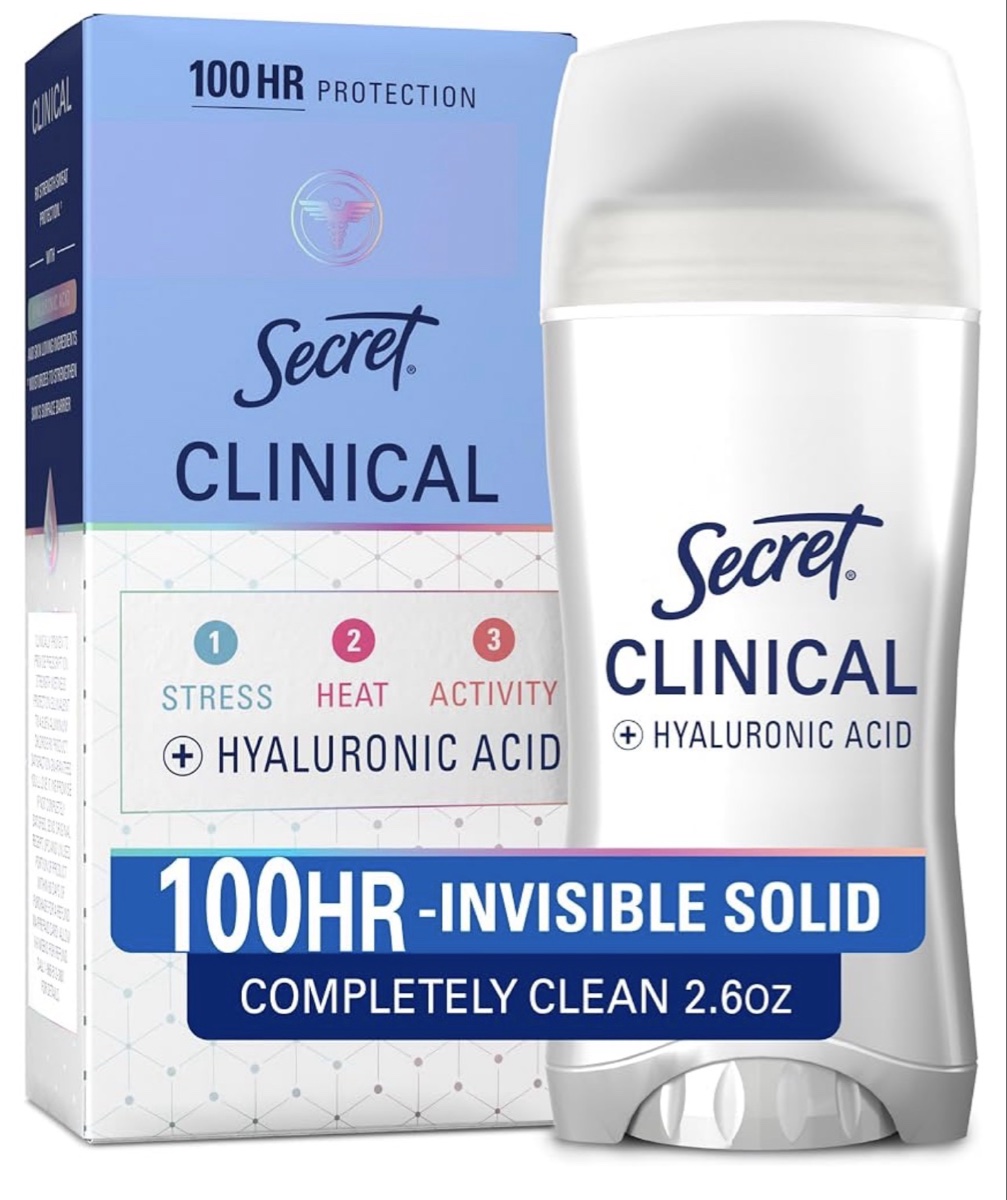 Secret Clinical Strength Invisible Solid Antiperspirant & Deodorant, Stress Response