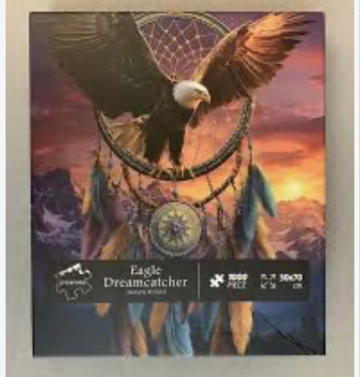 PICKFORU Eagle Dreamcatcher 1000 Piece Jigsaw Puzzle
