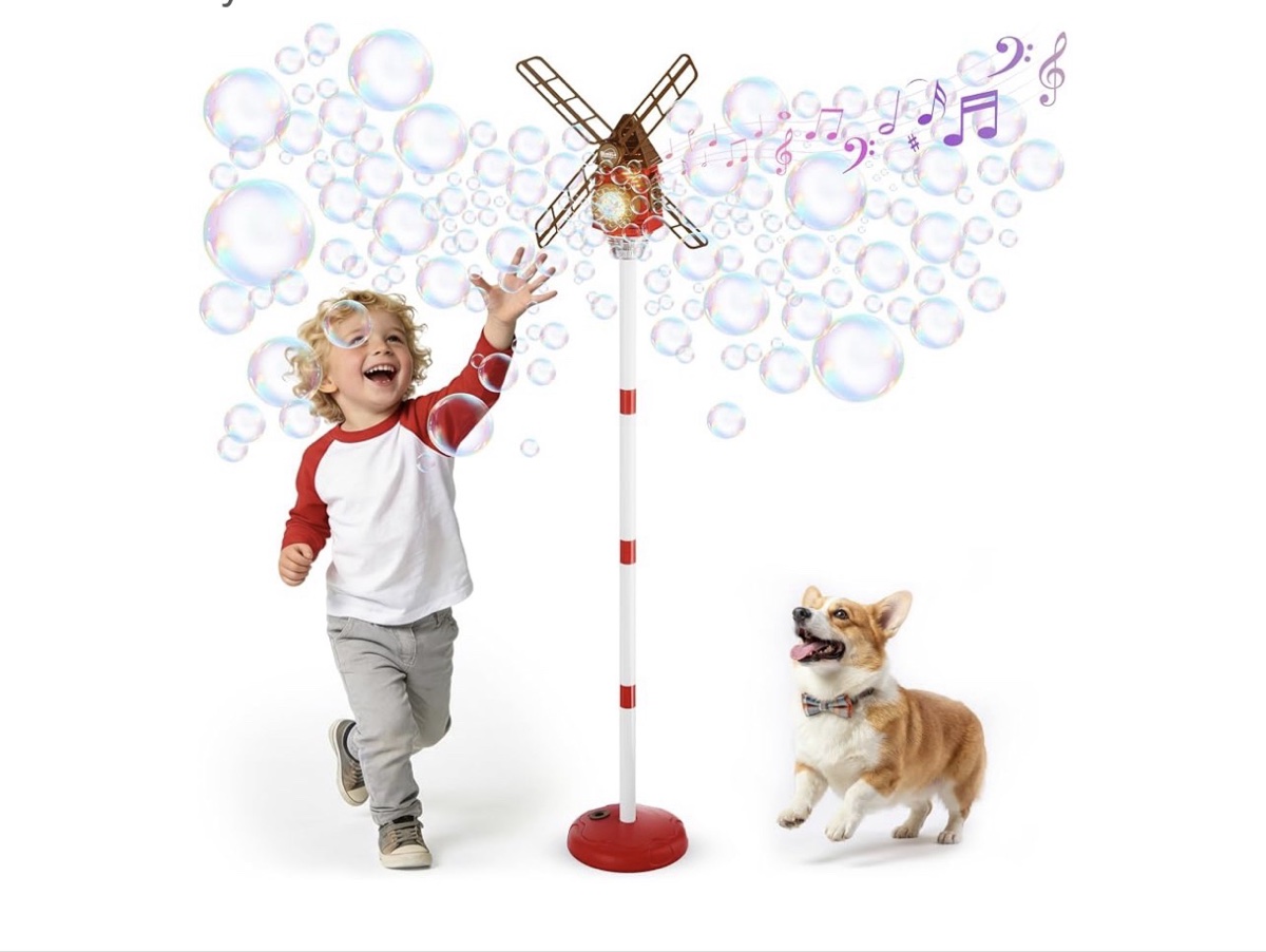 Windmill Bubble Machine Toy