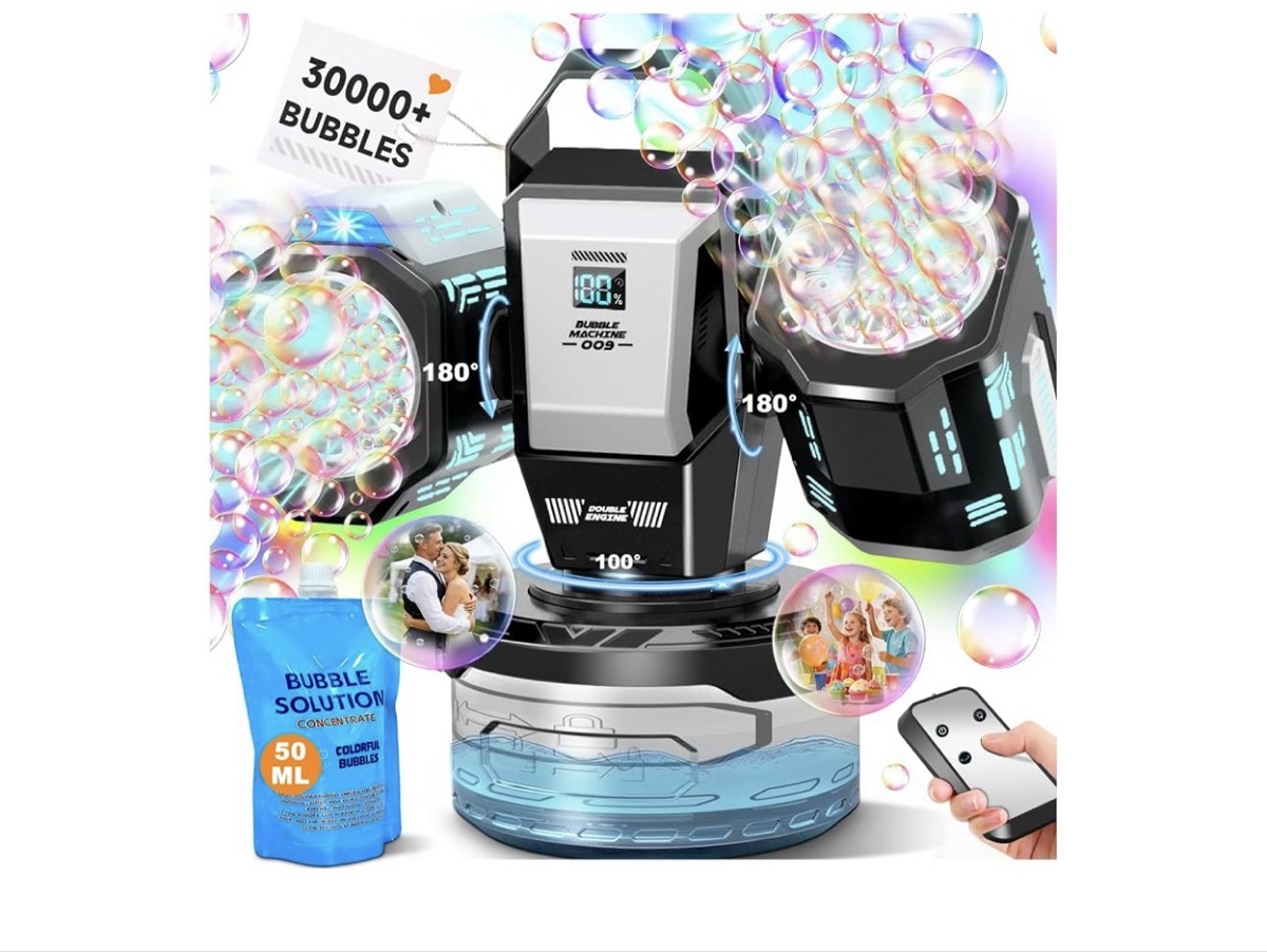 Twin Engine RGB Bubble Machine