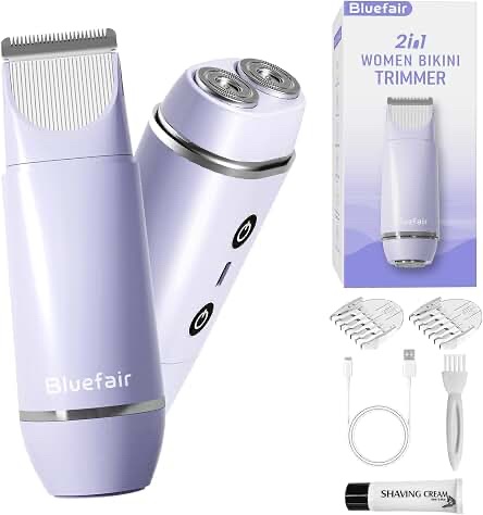 Bluefair 2-in-1 Women Electric Shaver