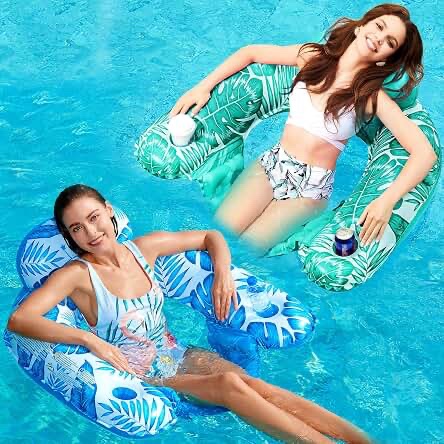 Keriday Inflatable Pool Float Chair, 2-Pack