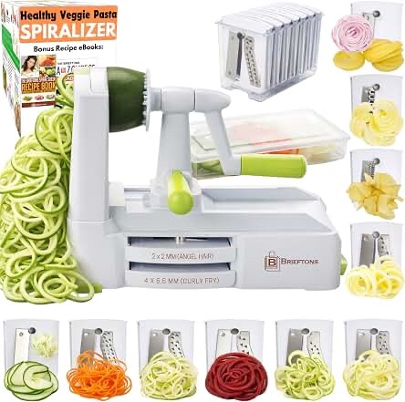 Brieftons 10-Blade Spiralizer Kitchen Series