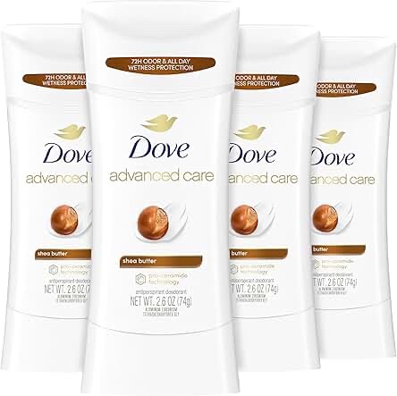 Dove Advanced Care Shea Butter Antiperspirant Deodorant 2.6oz (Case of 4)