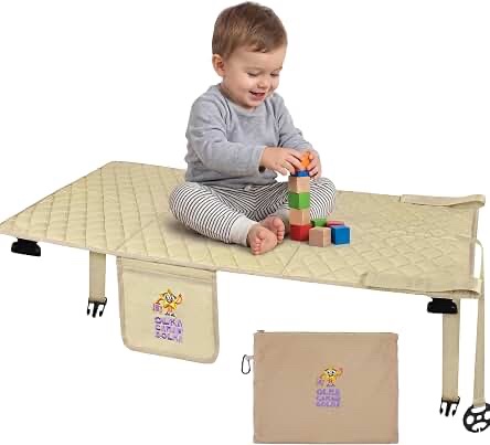 Olka Caram Bolka Toddler Airplane Footrest & Seat Extender for Kids, Portable Leg Support for Flights with Adjustable Straps : Baby