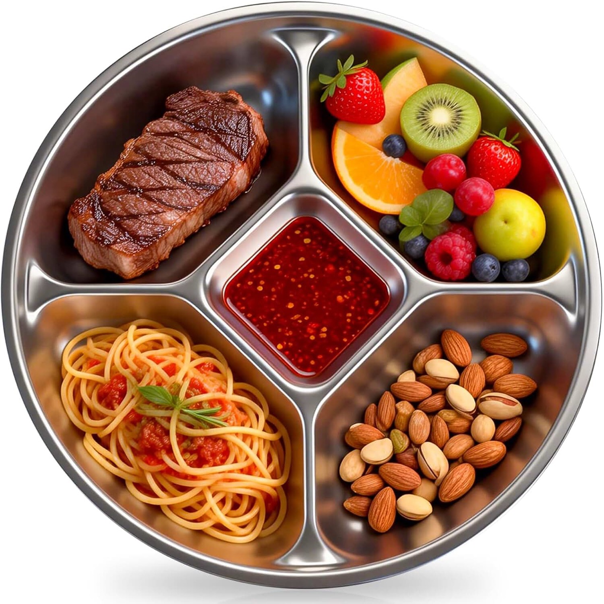 Rezend Pure Titanium Ice-Crystal Kids Plate