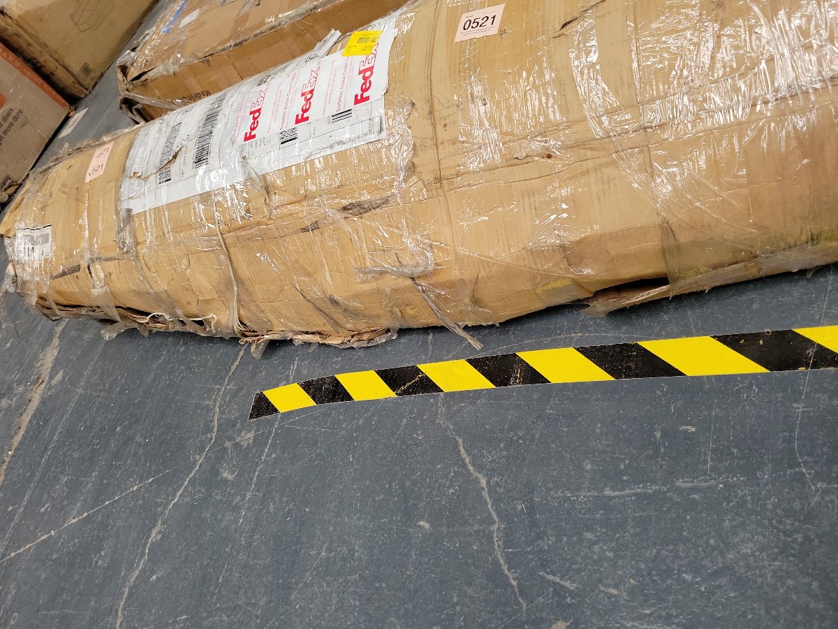 Miscellaneous Large Wrapped Furniture or Equipment (black metal )