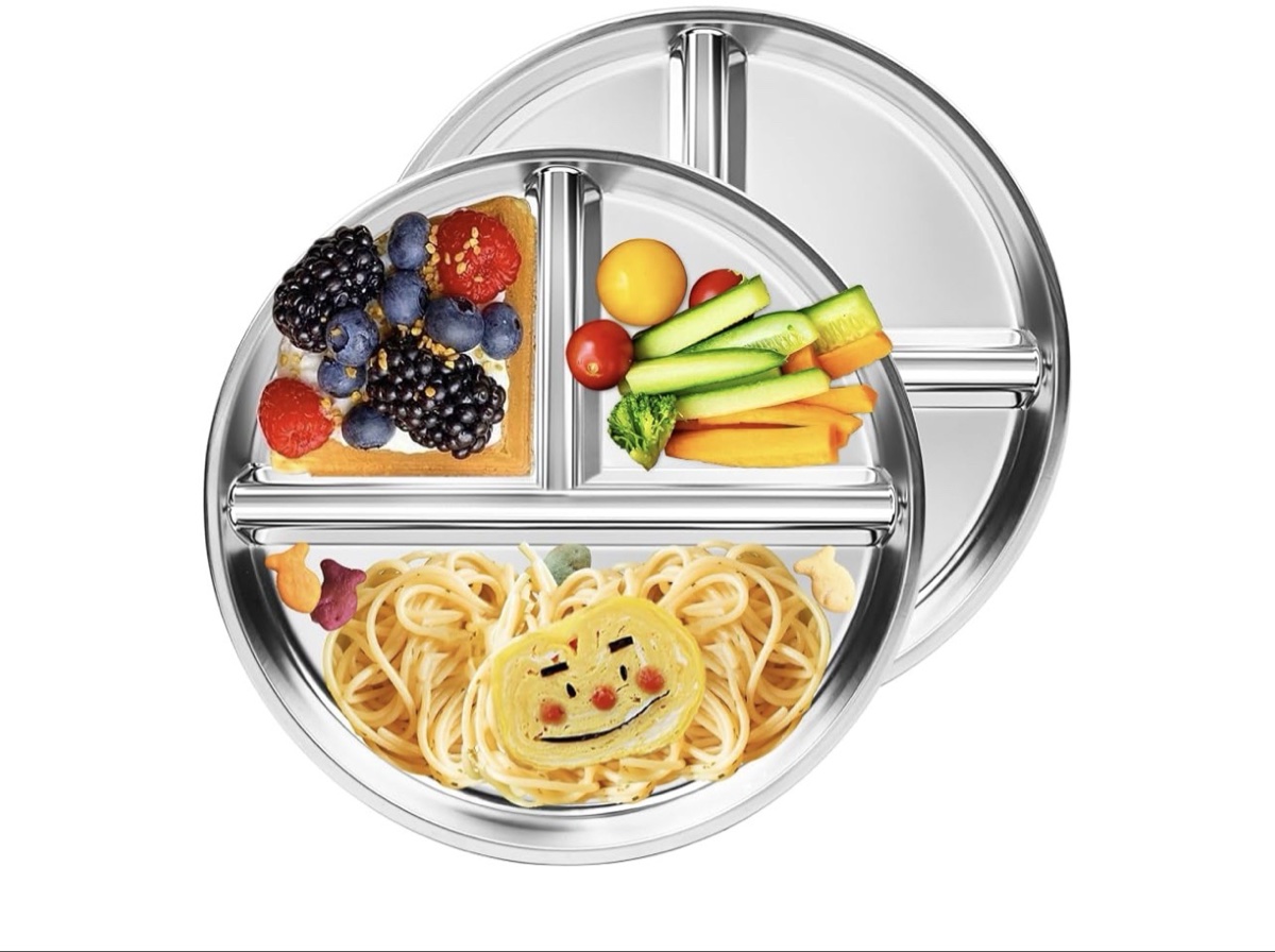 Rezend Titanium Ice-Crystal Kids Plate