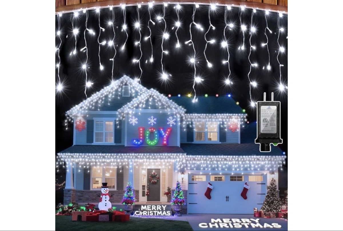 LED Decorative Icicle Lights 12 Light Modes with Timer