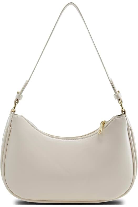 Neywry Shoulder Bag with Removable Straps (White)