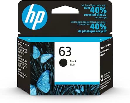 HP 63 Black Original Ink Cartridge
