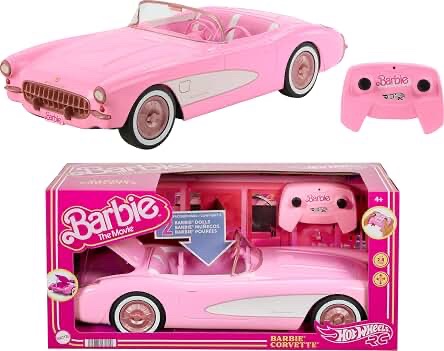 Hot Wheels Barbie The Movie RC Corvette