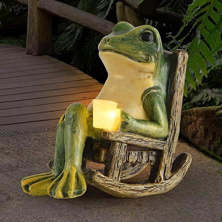 Garden Frog Statue for Garden Patio